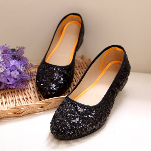 Old Beijing Women's Sequin Shoes Fashion Casual