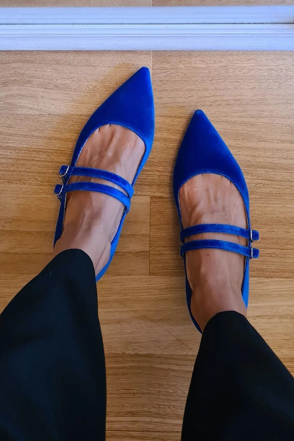 Pointed Lolita Low Heel Chunky Heel Buckle Plus Size Women's Fashion Shallow Mouth List