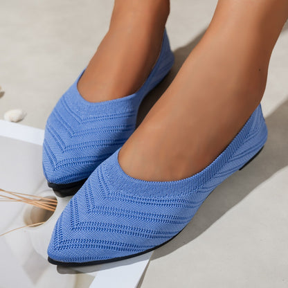 Pointed Toe Low-cut Women's Breathable Flat Shoes