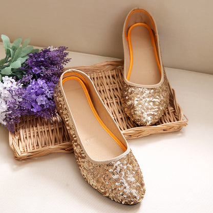 Old Beijing Women's Sequin Shoes Fashion Casual